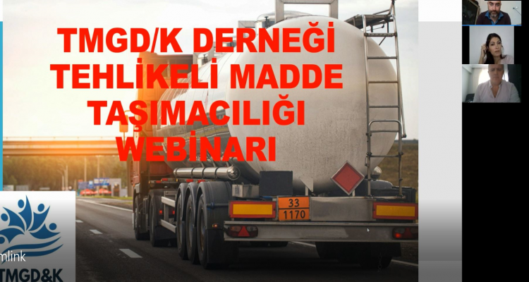 TEHLİKELİ MADDE LOJİSTİĞİ WEBİNARIMIZI GERÇEKLEŞTİRDİK